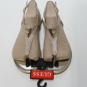 Guess Women's Carmela T-Strap Sandals  USA 6 EUR 36